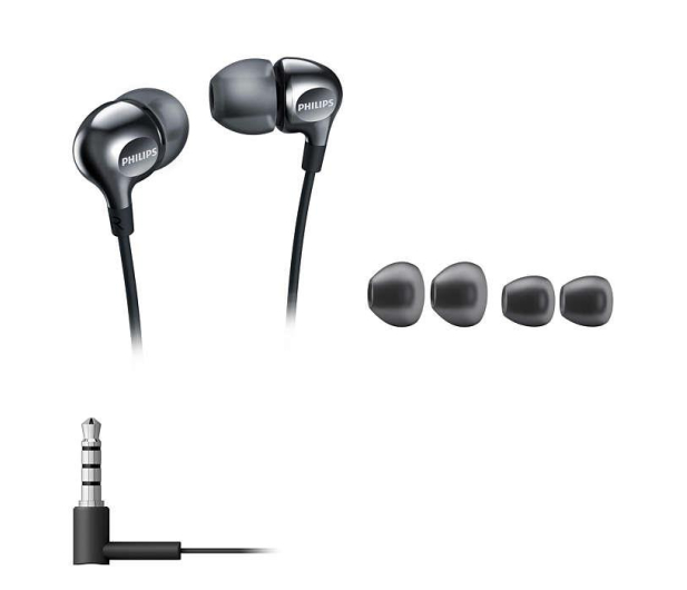 PHILIPS SHE3700BK/00 Czarne - 311744 - zdjęcie 2